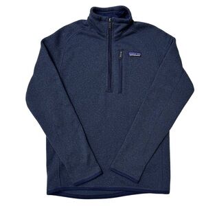{Patagonia} Navy Blue Quarter Zip Better Sweater Fleece Jacket Sweatshirt